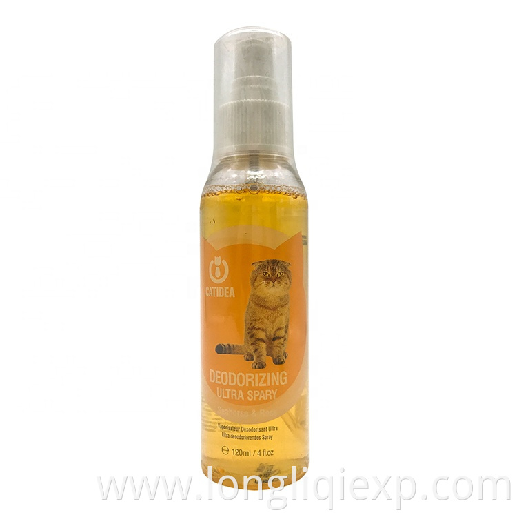 120ml High Quality Cat Deodorant Spray Pet Deodorizer